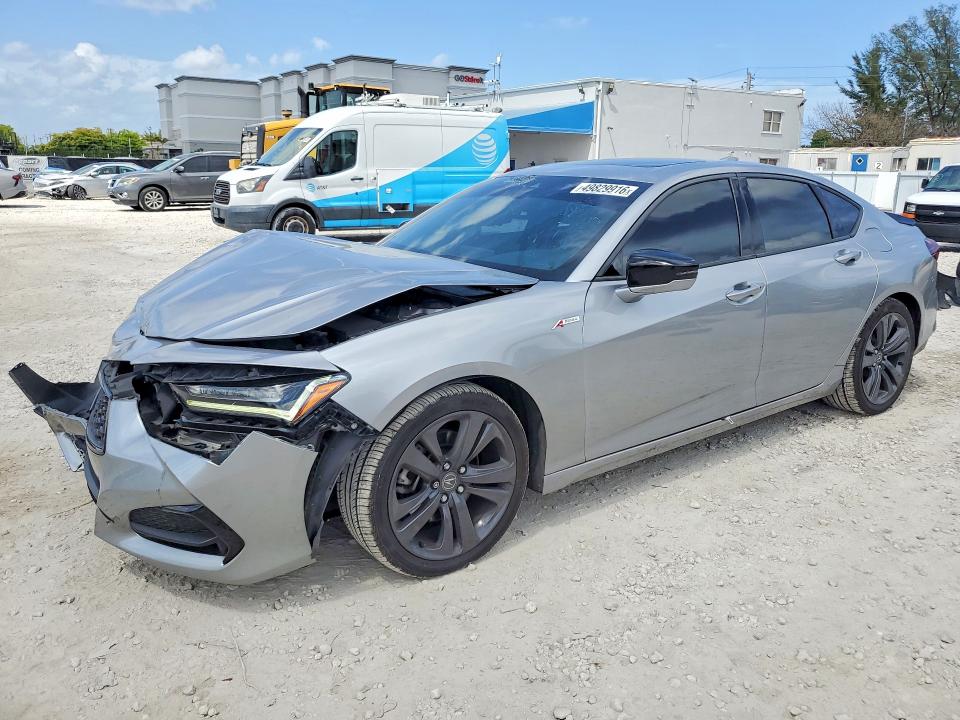 2023 Acura Tlx VIN 19UUB6F54PA002888 COPART salvage auction — FRONT END, Salvage Title, sold $7,000 on 2026-07-21 (photo 1)