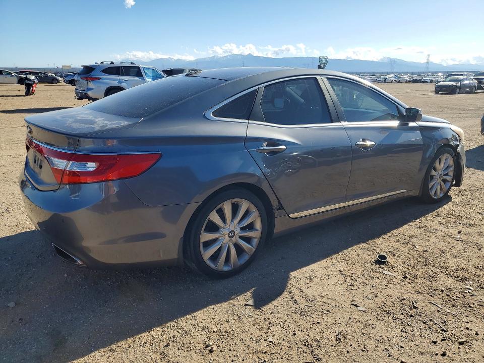 2013 Hyundai Azera VIN KMHFH4JG8DA209570 COPART salvage auction — FRONT END, Ca - Dis/Dlr/Exp Only Clean Title, sold $750 on 2026-07-07 (photo 3)