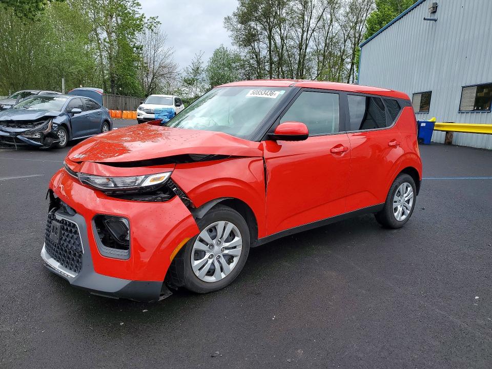 2022 Kia Soul VIN KNDJ23AU1N7183084 COPART salvage auction — FRONT END, Or - Salvage Title Certificate, sold $2,550 on 2026-07-08 (photo 1)