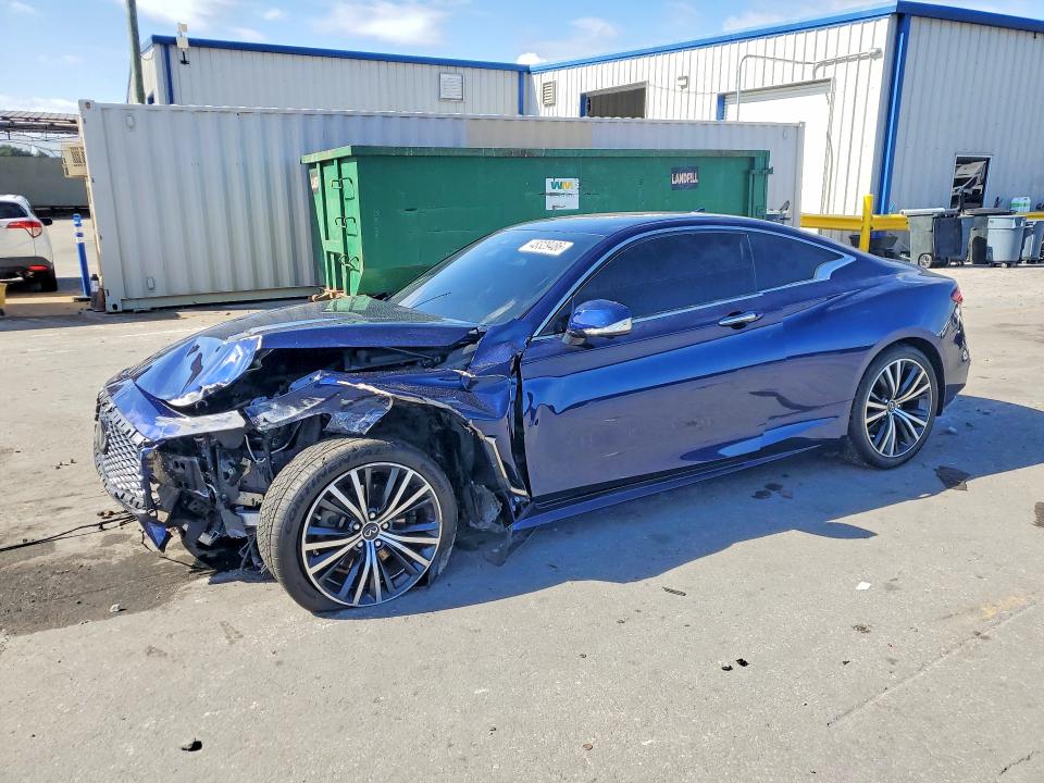 2022 Infiniti Q60 VIN JN1EV7KKXNM600753 COPART salvage auction — FRONT END, FL, sold $2,800 on 2026-07-23 (photo 1)