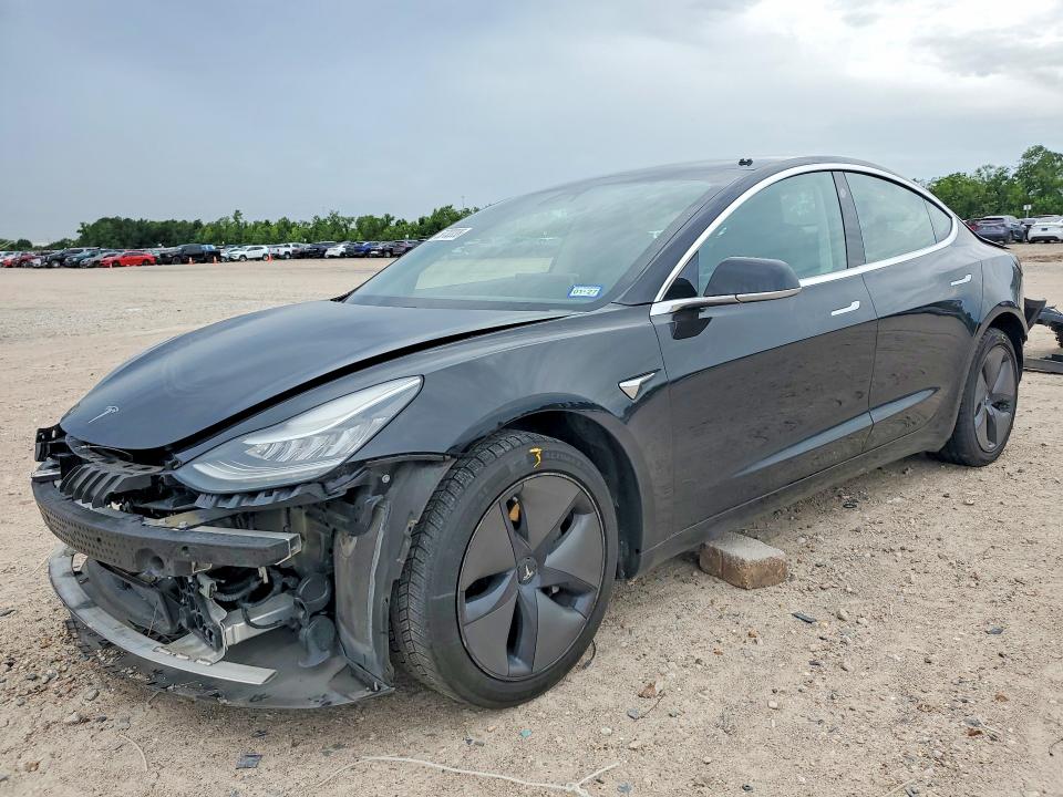 2019 Tesla Model 3 VIN 5YJ3E1EA9KF397718 COPART salvage auction — REAR END, Tx - Salvage Vehicle Title, sold $4,450 on 2026-07-14 (photo 1)