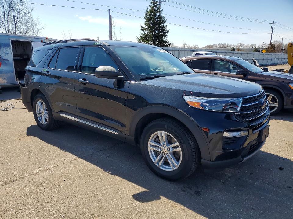 2020 Ford Explorer VIN 1FMSK8DH8LGC81506 COPART salvage auction — REAR END, Id - Salvage Certificate Of Title, sold $8,300 on 2026-07-28 (photo 4)