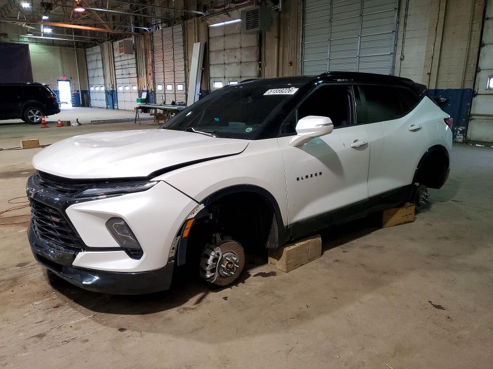 2023 Chevrolet Blazer VIN 3GNKBKRS8PS198453 COPART salvage auction — STRIPPED, MI - CERTIFICATE OF TITLE, sold $12,800 on 2026-07-28 (photo 1)