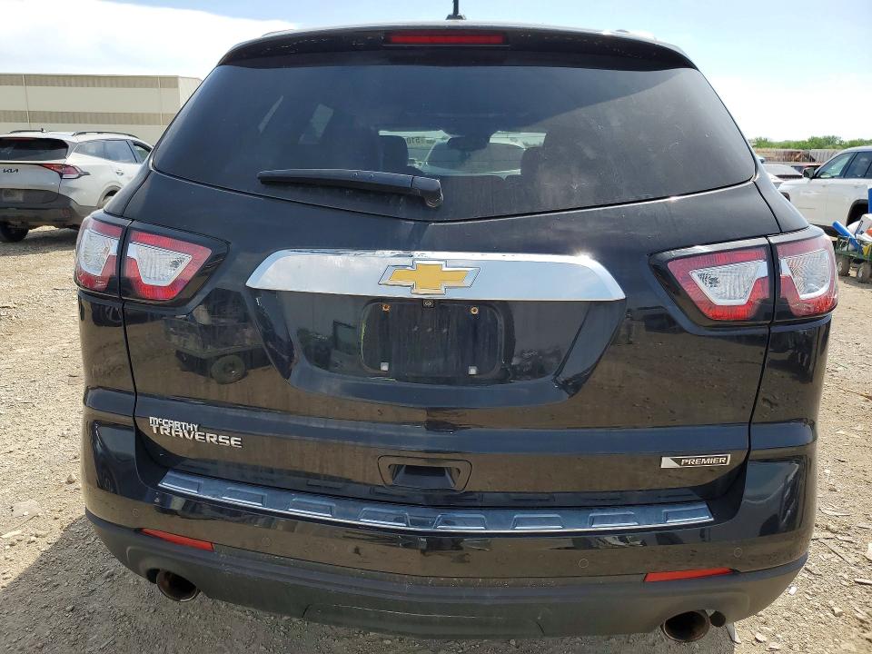 2017 Chevrolet Traverse VIN 1GNKRJKD2HJ102661 COPART salvage auction — HAIL, Ks - Cert Of Title-Salvage, sold $2,950 on 2026-07-09 (photo 6)