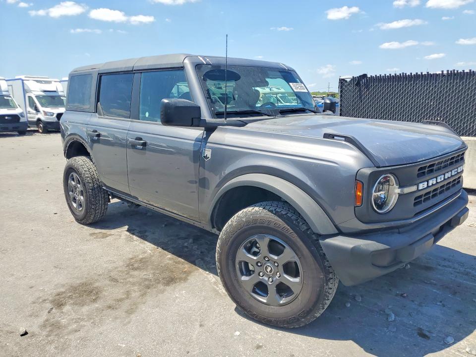 2025 Ford Bronco VIN 1FMDE7BH8SLA43156 COPART salvage auction — BURN, Fl - Cert Of Title Slvg Rebuildable, sold $20,100 on 2026-07-02 (photo 4)