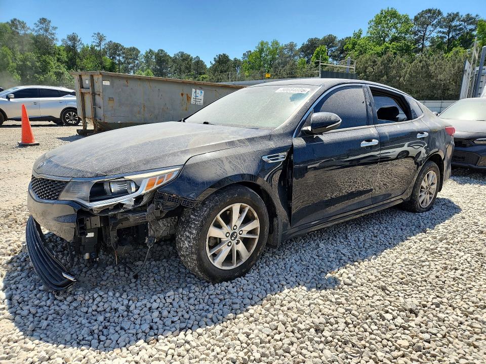 2016 Kia Optima VIN 5XXGT4L38GG038720 COPART salvage auction — FRONT END, GA - CERT OF TITLE-SALVAGE, sold $625 on 2026-07-09 (photo 1)