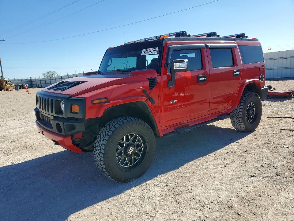 2007 Hummer H2 VIN 5GRGN23UX7H107755 COPART salvage auction — REAR END, Id - Salvage Certificate Of Title, sold $2,950 on 2026-07-08 (photo 1)