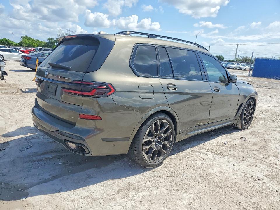 2025 BMW X7 VIN 5UX23EM04S9Y67938 COPART salvage auction — FRONT END, FL, sold $1,100 on 2026-07-29 (photo 3)
