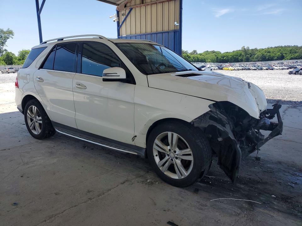 2015 Mercedes-benz M-klasse VIN 4JGDA5JB2FA574710 COPART salvage auction — FRONT END, Ga - Cert Of Title-Salvage, sold $1,750 on 2026-07-09 (photo 4)