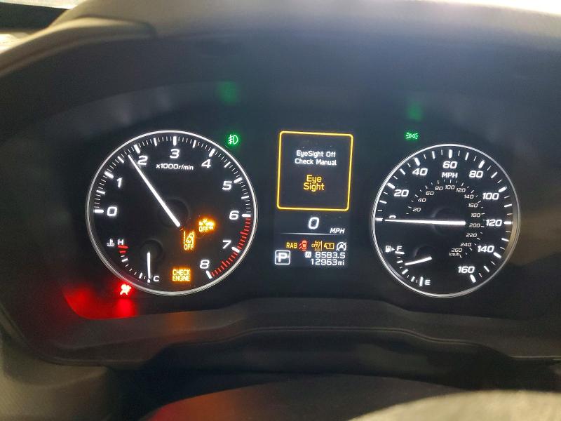 2025 Subaru Forester VIN JF2SLDHC7SH497902 COPART salvage auction — FRONT END, Mi - Cert Of Title-Salvage Vehicle, sold $7,400 on 2026-07-07 (photo 9)