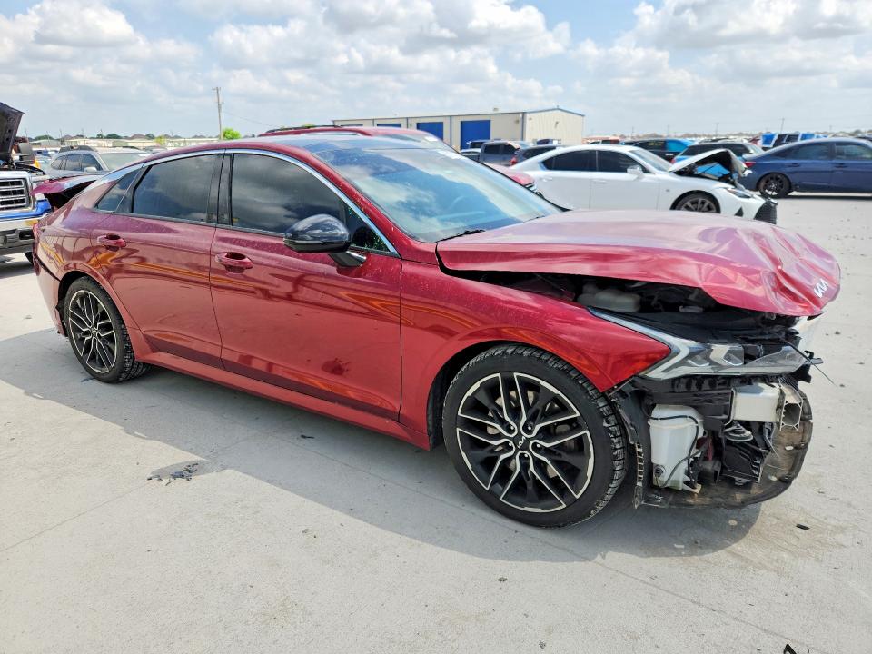 2023 Kia K5 VIN 5XXG44J80PG201274 COPART salvage auction — FRONT END, Tx - Salvage Vehicle Title, sold $2,100 on 2026-07-28 (photo 4)