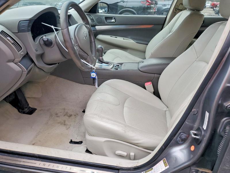 2011 Infiniti G25 VIN JN1DV6AR5BM652176 COPART salvage auction — REAR END, Id - Salvage Certificate Of Title, sold $375 on 2026-07-07 (photo 7)