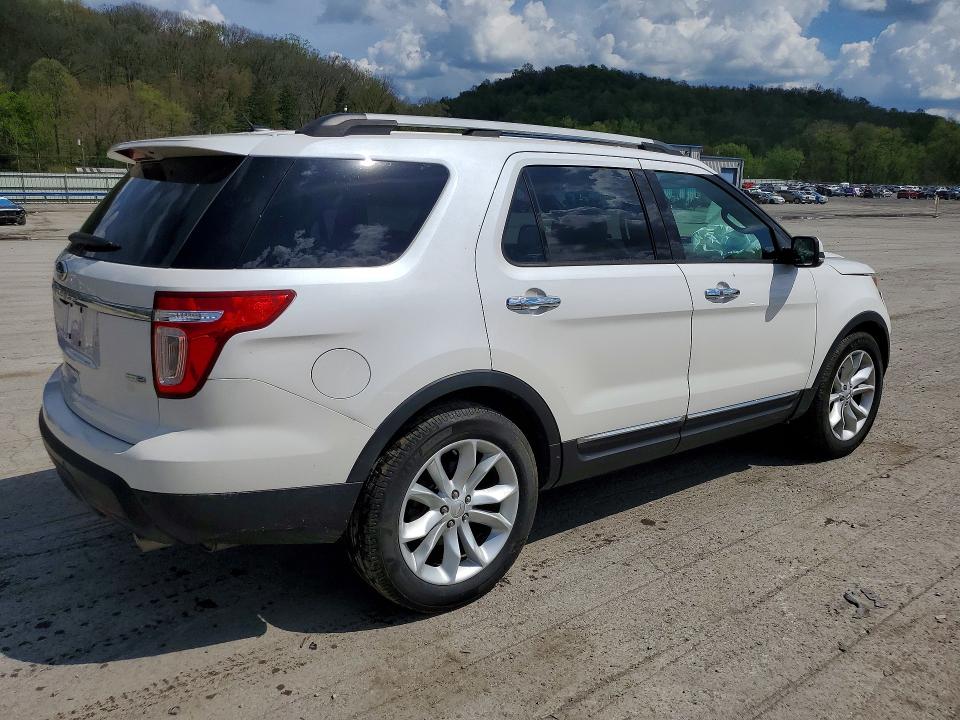2013 Ford Explorer VIN 1FM5K8F84DGA22961 COPART salvage auction — FRONT END, Pa - Certificate Of Salvage, sold $1,500 on 2026-07-02 (photo 3)
