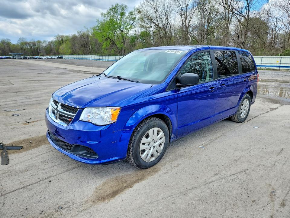 2018 Dodge Caravan VIN 2C4RDGBG3JR296542 COPART salvage auction — FRONT END, Pa - Certificate Of Salvage, sold $575 on 2026-07-02 (photo 1)
