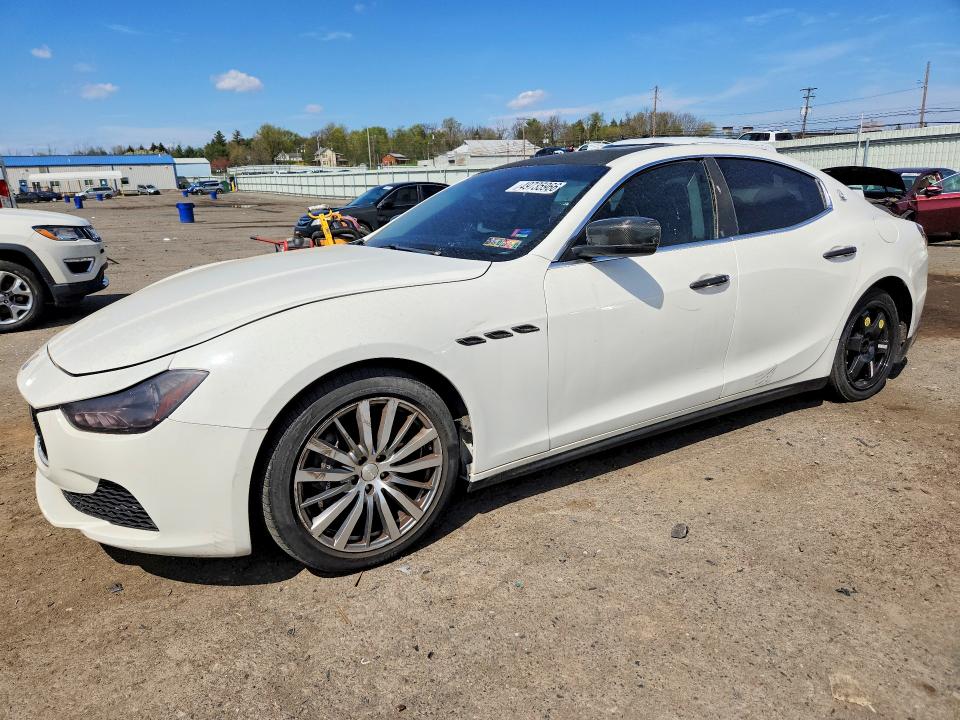 2015 Maserati Ghibli VIN ZAM57XSA8F1139355 COPART salvage auction — MECHANICAL, PA - CERT OF TITLE, sold $5,700 on 2026-07-24 (photo 1)