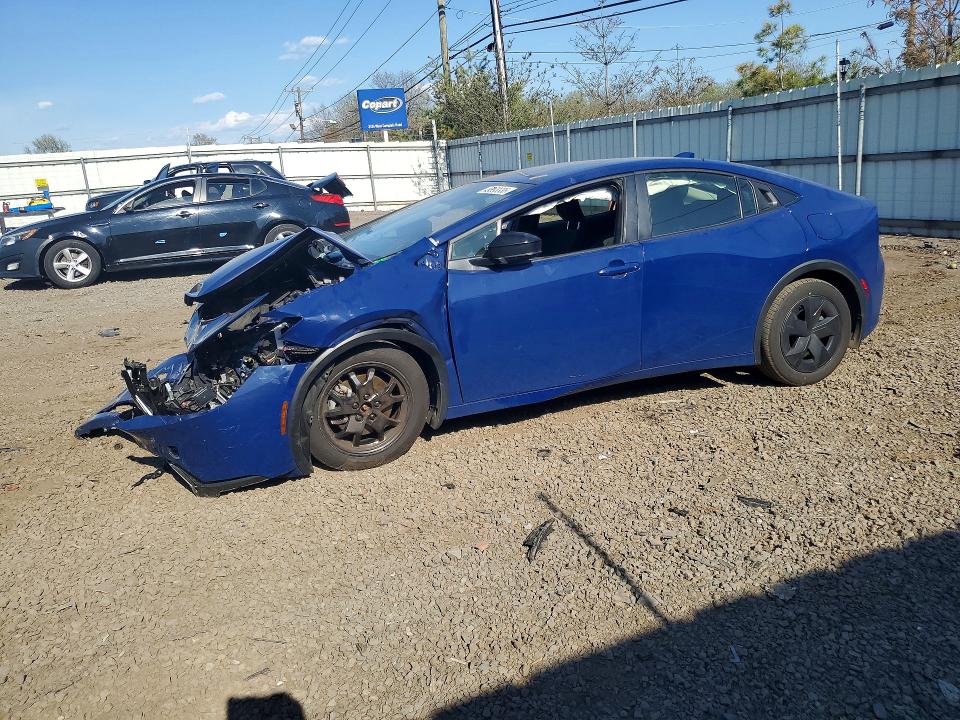 2024 Toyota Prius VIN JTDACACU0R3030868 COPART salvage auction — FRONT END, Nj - Cert Of Title-Salvage, sold $3,400 on 2026-07-17 (photo 1)