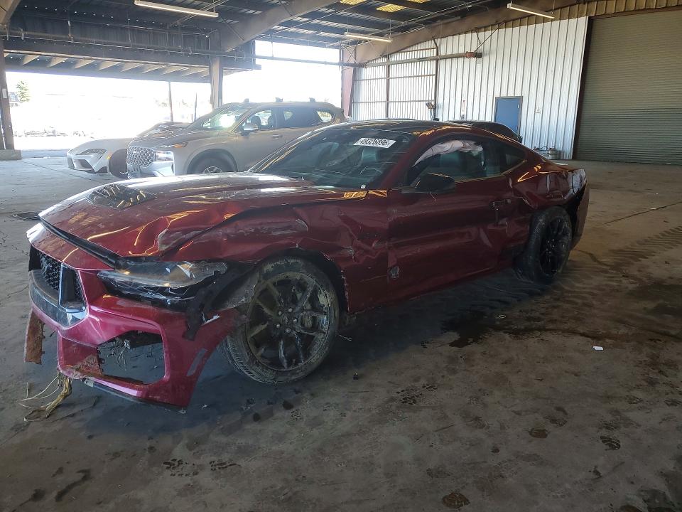 2025 Ford Mustang VIN 1FA6P8CF7S5406812 COPART salvage auction — ROLLOVER, Ca - Salvage Certificate, sold $8,100 on 2026-07-02 (photo 1)