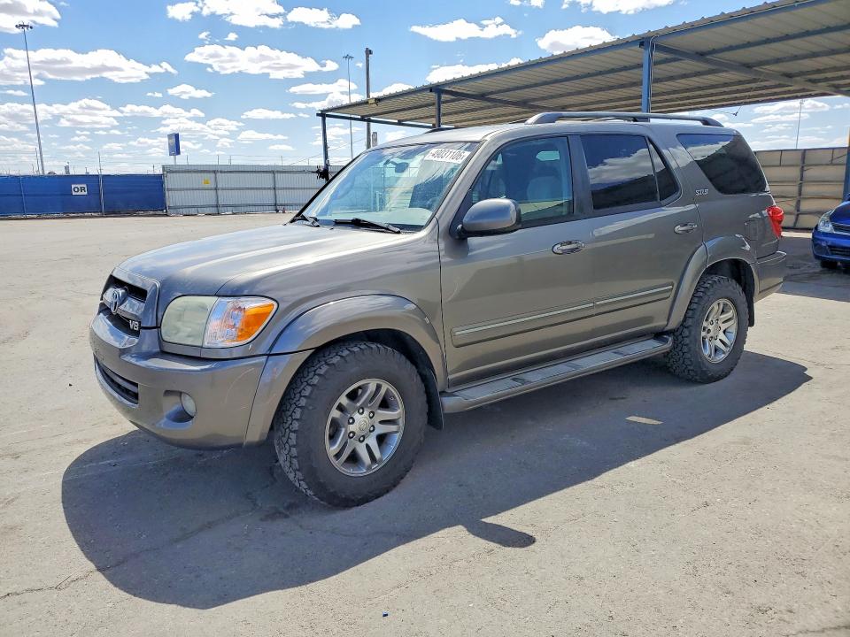 2007 Toyota Sequoia VIN 5TDZT34A47S287692 COPART salvage auction — NORMAL WEAR, Tx - Certificate Of Title, sold $850 on 2026-07-17 (photo 1)