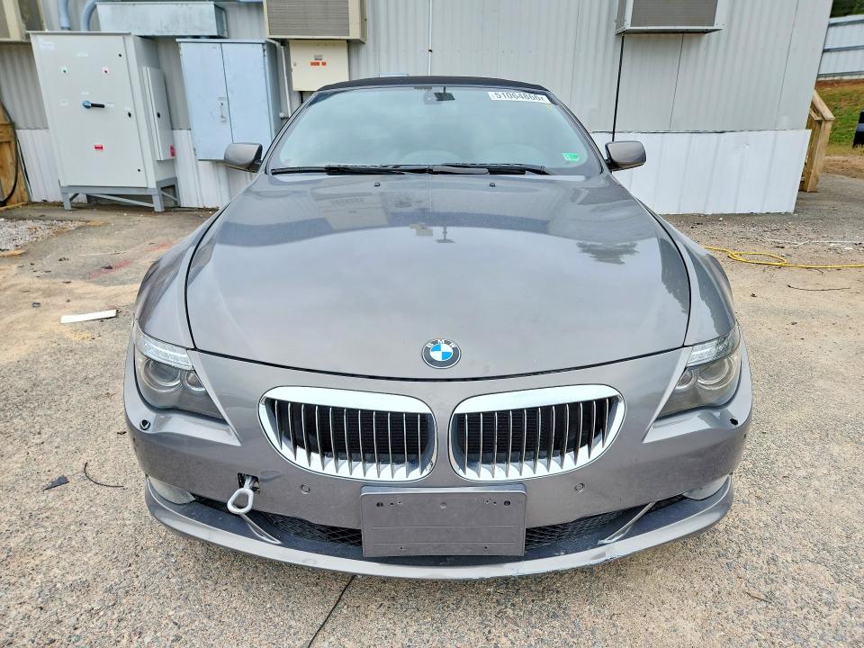 2008 BMW 6er VIN WBAEB535X8CX62943 COPART salvage auction — MECHANICAL, Va - Cert Of Title - Salvage, sold $475 on 2026-07-20 (photo 5)
