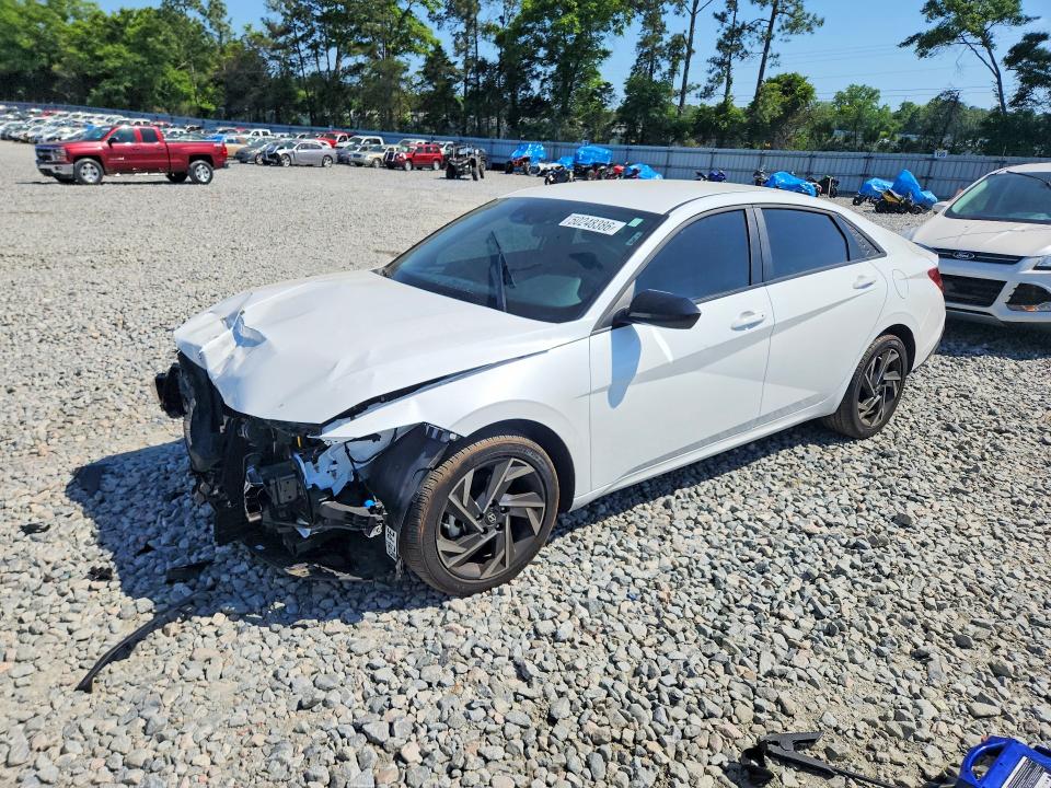 2025 Hyundai Elantra VIN KMHLM4DG6SU010944 COPART salvage auction — FRONT END, Ga - Cert Of Title-Salvage, sold $5,600 on 2026-07-30 (photo 1)