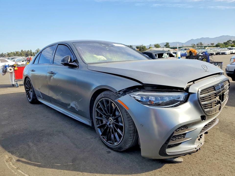 2023 Mercedes-benz S-klasse VIN W1K6G6DB0PA189148 COPART salvage auction — FRONT END, Salvage Title, sold $22,900 on 2026-07-27 (photo 4)