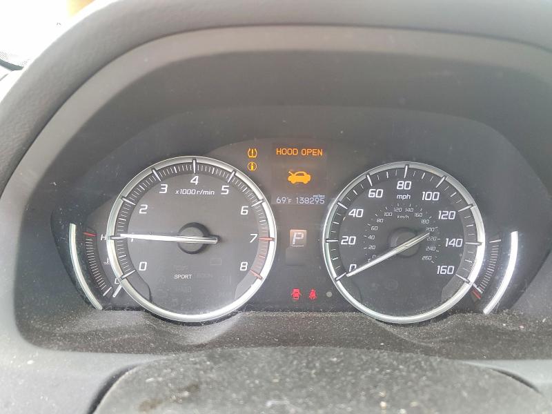 2015 Acura Tlx VIN 19UUB2F39FA012242 COPART salvage auction — FRONT END, Nc - Salvage Certificate Of Title, sold $3,100 on 2026-07-02 (photo 9)