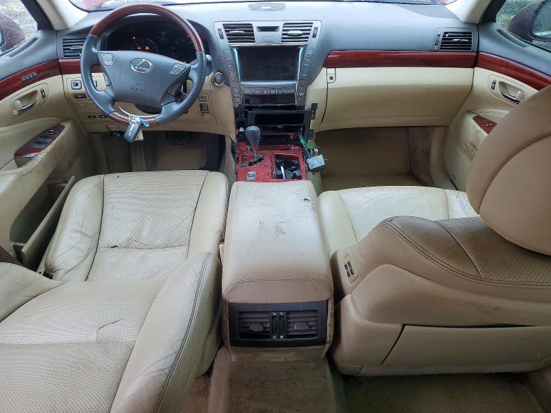 2007 Lexus Ls VIN JTHBL46F275037954 COPART salvage auction — MINOR DENT/SCRATCHES, Hi - Cert Of Title-Repossession, sold $175 on 2026-07-20 (photo 8)