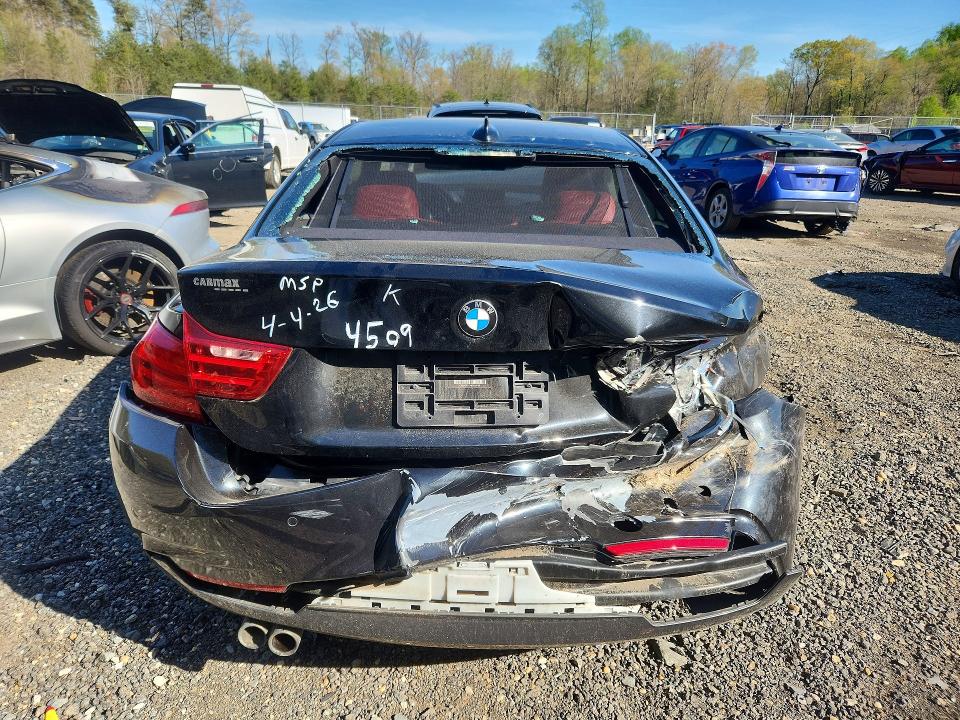 2015 BMW 4er VIN WBA3N7C54FK224509 COPART salvage auction — FRONT END, Id - Salvage Certificate Of Title, sold $275 on 2026-08-04 (photo 6)