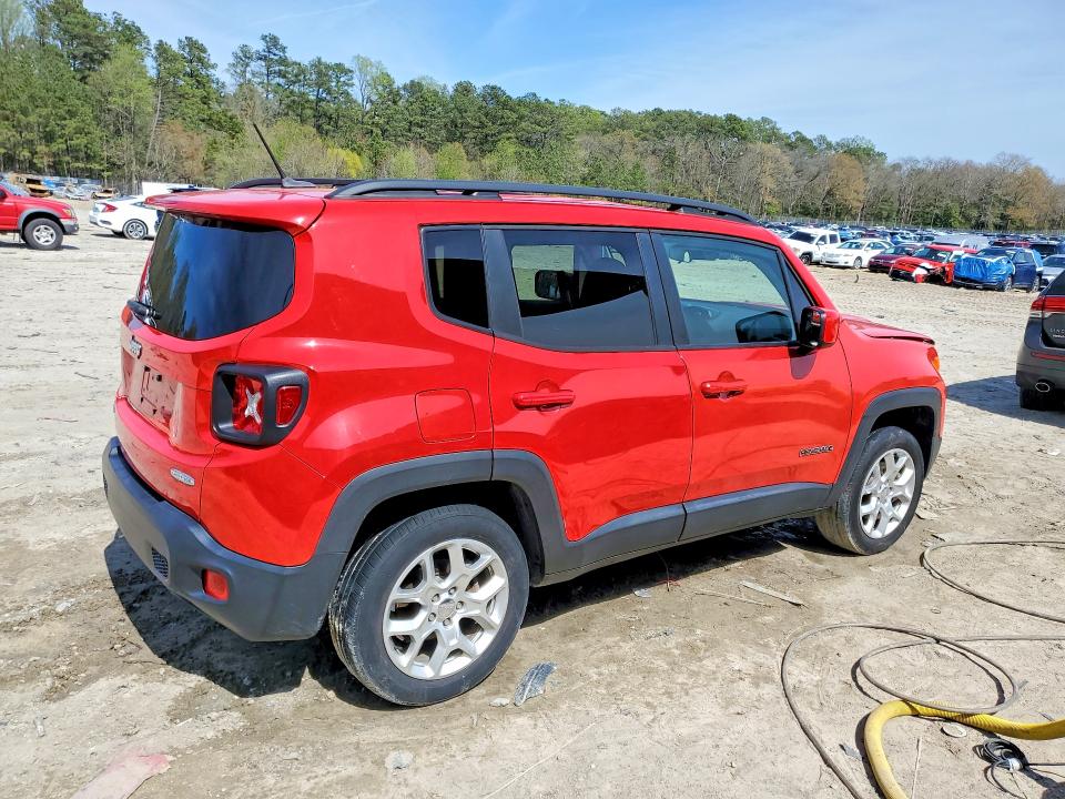 2017 Jeep Renegade VIN ZACCJBBB8HPF48936 COPART salvage auction — FRONT END, Md - Cert Of Salvage > 75% Damage, sold $1,600 on 2026-07-28 (photo 3)