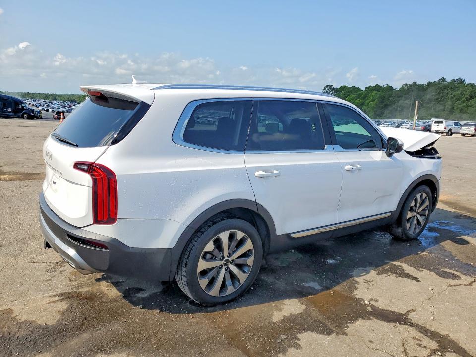 2022 Kia Telluride VIN 5XYP34HC7NG235640 COPART salvage auction — FRONT END, Al - Cert Of Title-Salvage Title, sold $5,900 on 2026-07-13 (photo 3)