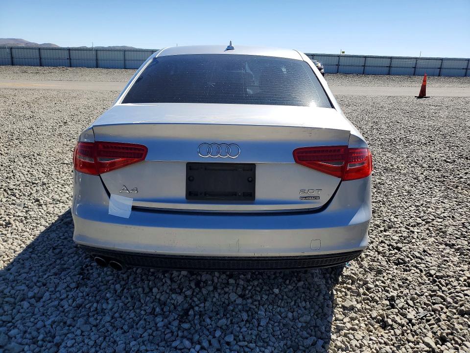 2015 Audi A4 VIN WAUBFAFL9FA081241 COPART salvage auction — FRONT END, Nv - Salvage Title, sold $400 on 2026-07-16 (photo 6)