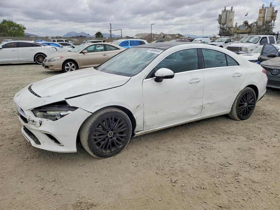 2022 Mercedes-benz Cla-klasse VIN W1K5J4GB5NN247435 COPART salvage auction — FRONT END, CA, sold $125 on 2026-07-21 (photo 1)