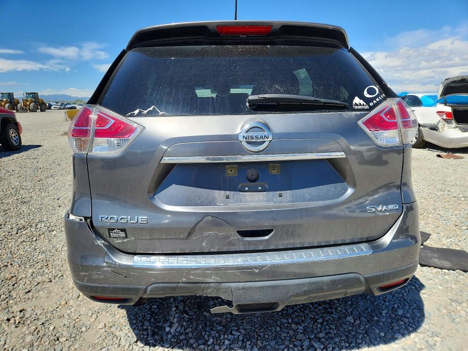 2015 Nissan Rogue VIN KNMAT2MV1FP555374 COPART salvage auction — REAR END, CO - SALVAGE TITLE, sold $1,400 on 2026-07-28 (photo 6)