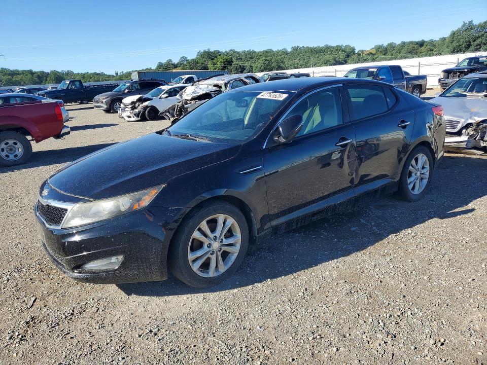 2013 Kia Optima VIN 5XXGN4A71DG155308 COPART salvage auction — REAR END, Ca - Salvage Certificate, sold $425 on 2026-07-06 (photo 1)