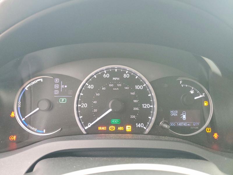 2012 Lexus Ct VIN JTHKD5BH9C2109285 COPART salvage auction — FRONT END, ID - SALVAGE CERTIFICATE OF TITLE, sold $1,600 on 2026-07-28 (photo 9)