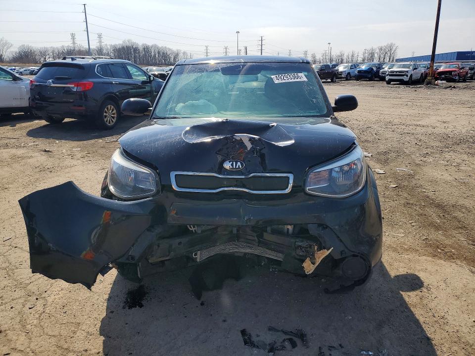 2016 Kia Soul VIN KNDJN2A29G7279872 COPART salvage auction — FRONT END, MI - SCRAP-BILL OF SALE, sold $475 on 2026-07-02 (photo 5)