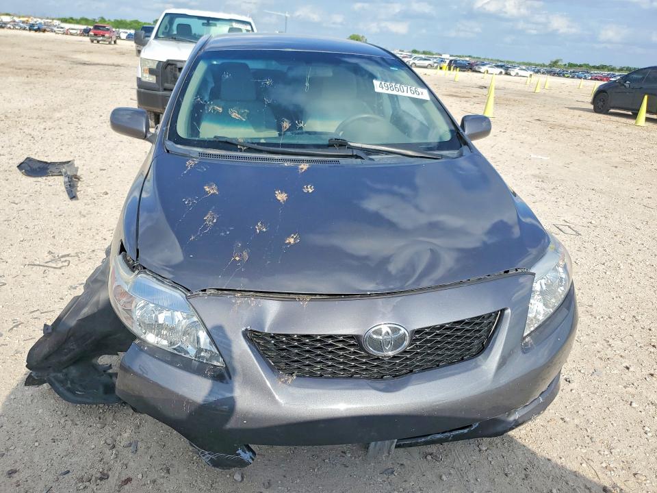 2009 Toyota Corolla VIN 1NXBU40E59Z045162 COPART salvage auction — FRONT END, Tx - Salvage Vehicle Title, sold $1,350 on 2026-07-02 (photo 5)
