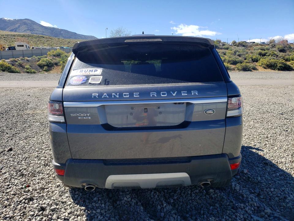 2016 Land rover VIN SALWR2KF8GA651581 COPART salvage auction — FRONT END, Nv - Salvage Title, sold $9,400 on 2026-07-09 (photo 6)