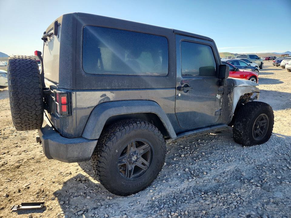2016 Jeep Wrangler / VIN 1C4AJWAG7GL191005 COPART salvage auction — BURN, Tx - Salvage Vehicle Title, sold $1,300 on 2026-07-10 (photo 3)