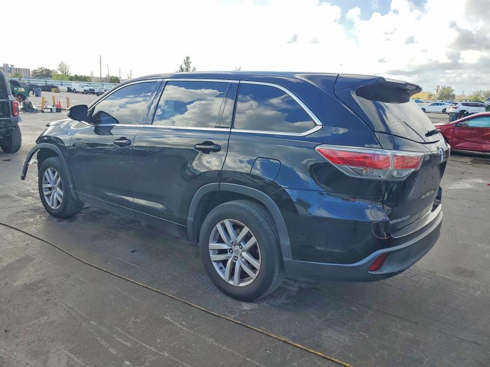 2014 Toyota Highlander VIN 5TDZKRFH3ES010254 COPART salvage auction — FRONT END, Fl - Cert Of Title Slvg Rebuildable, sold $5,200 on 2026-07-06 (photo 2)