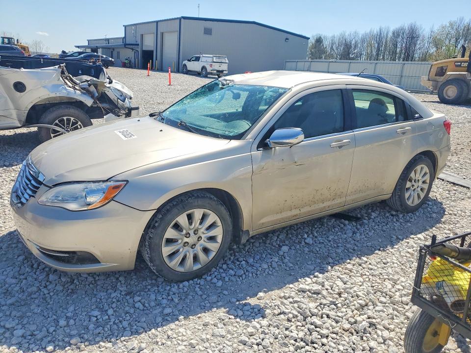 2013 Chrysler 200 VIN 1C3CCBAG5DN729071 COPART salvage auction — FRONT END, Mi - Certificate Of Title, sold $1,150 on 2026-07-23 (photo 1)