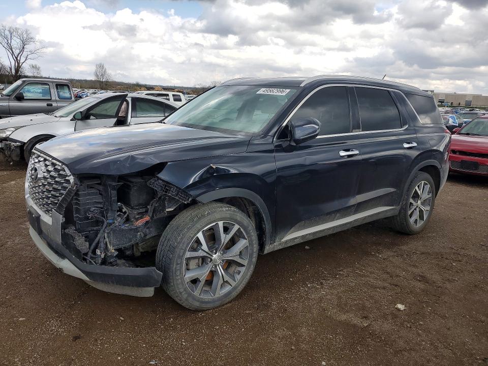 2020 Hyundai Palisade VIN KM8R4DHE9LU144920 COPART salvage auction — FRONT END, IA - CERT OF TITLE-SALVAGE TITLE, sold $4,700 on 2026-07-10 (photo 1)