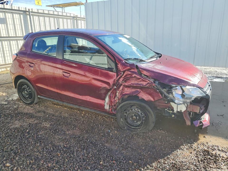 2024 Mitsubishi Mirage VIN ML32AUHJ3RH010503 COPART salvage auction — FRONT END, HI - CERTIFICATE OF SALVAGE (P), sold $2 on 2026-07-20 (photo 4)