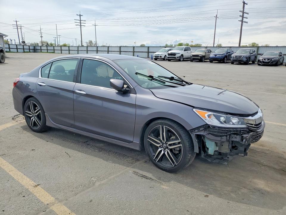2017 Honda Accord VIN 1HGCR2F5XHA139576 COPART salvage auction — SIDE, Id - Salvage Certificate Of Title, sold $2,500 on 2026-07-09 (photo 4)