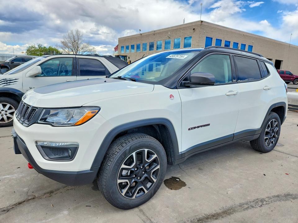 2020 Jeep Compass VIN 3C4NJDDB1LT248710 — COPART salvage auction photo