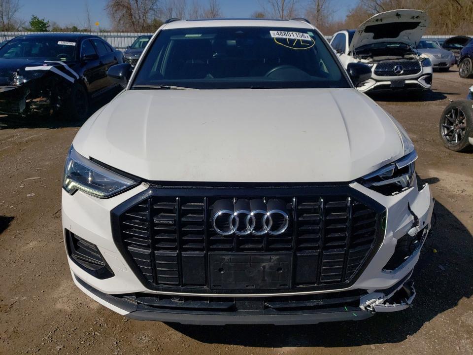 2023 Audi Q3 VIN WA1AECF32P1039485 COPART salvage auction — FRONT END, ON, sold $2,050 on 2026-07-23 (photo 5)