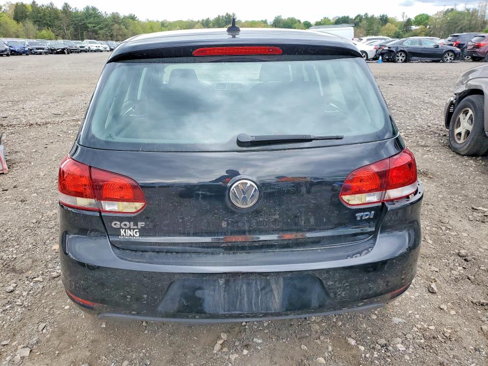 2013 Volkswagen Golf VIN WVWNM7AJ5DW000671 COPART salvage auction — FRONT END, Md - Cert Of Salvage > 75% Damage, sold $450 on 2026-07-06 (photo 6)