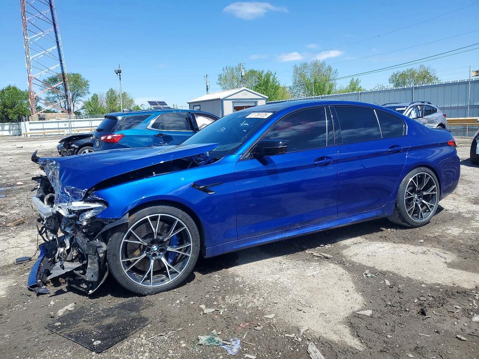 2019 BMW M5 VIN WBSJF0C56KB447281 — COPART salvage auction photo