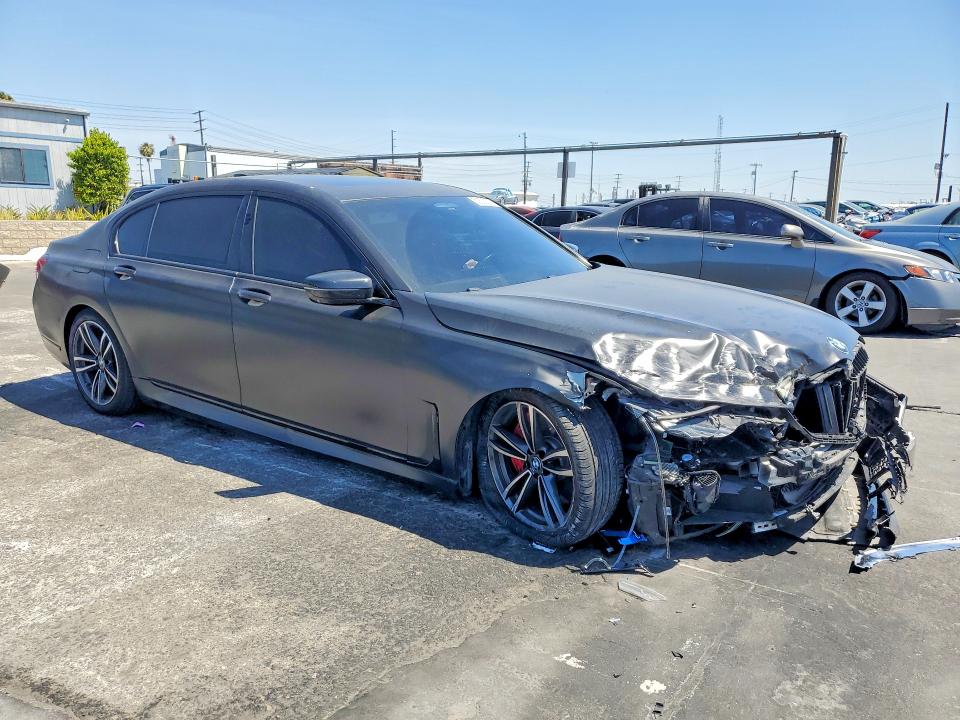 2020 BMW 7er VIN WBA7U2C00LGJ59765 COPART salvage auction — FRONT END, Ca - Salvage Certificate, sold $12,100 on 2026-07-10 (photo 4)
