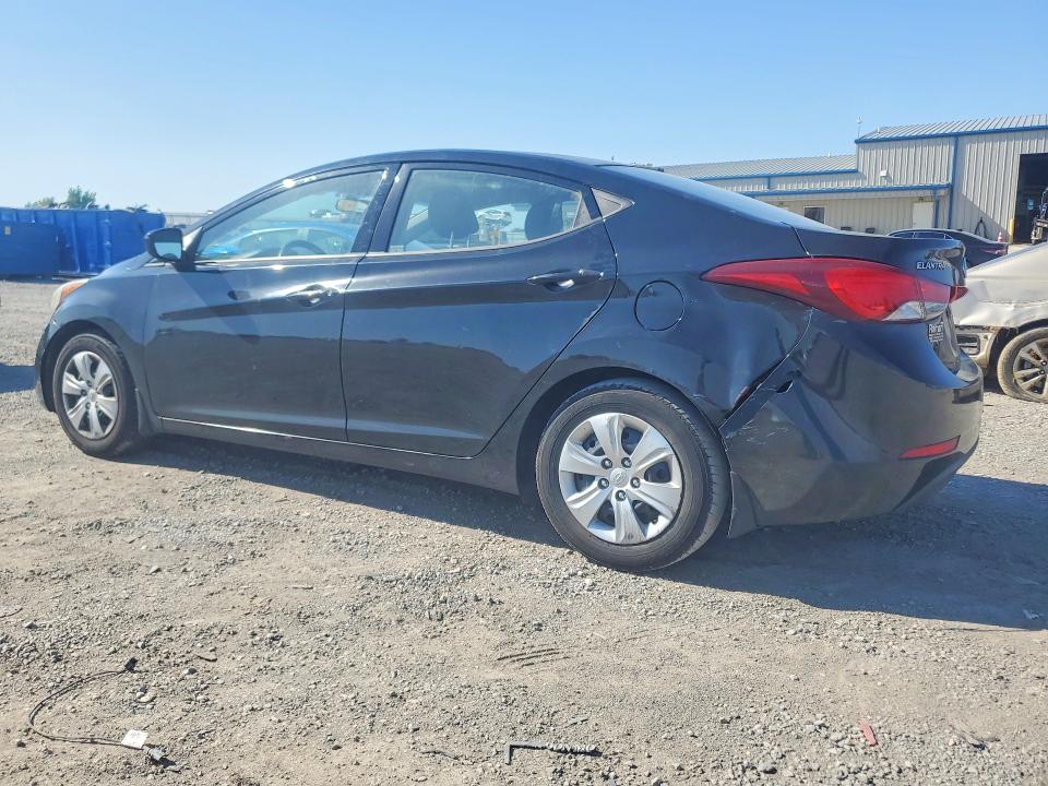 2016 Hyundai Elantra VIN 5NPDH4AE4GH714822 COPART salvage auction — REAR END, Ky - Cert Of Title-Salvage, sold $875 on 2026-07-09 (photo 2)